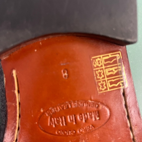 Saks Fifth Avenue Made in Italy grey loafers size 8 - Picture 7 of 7